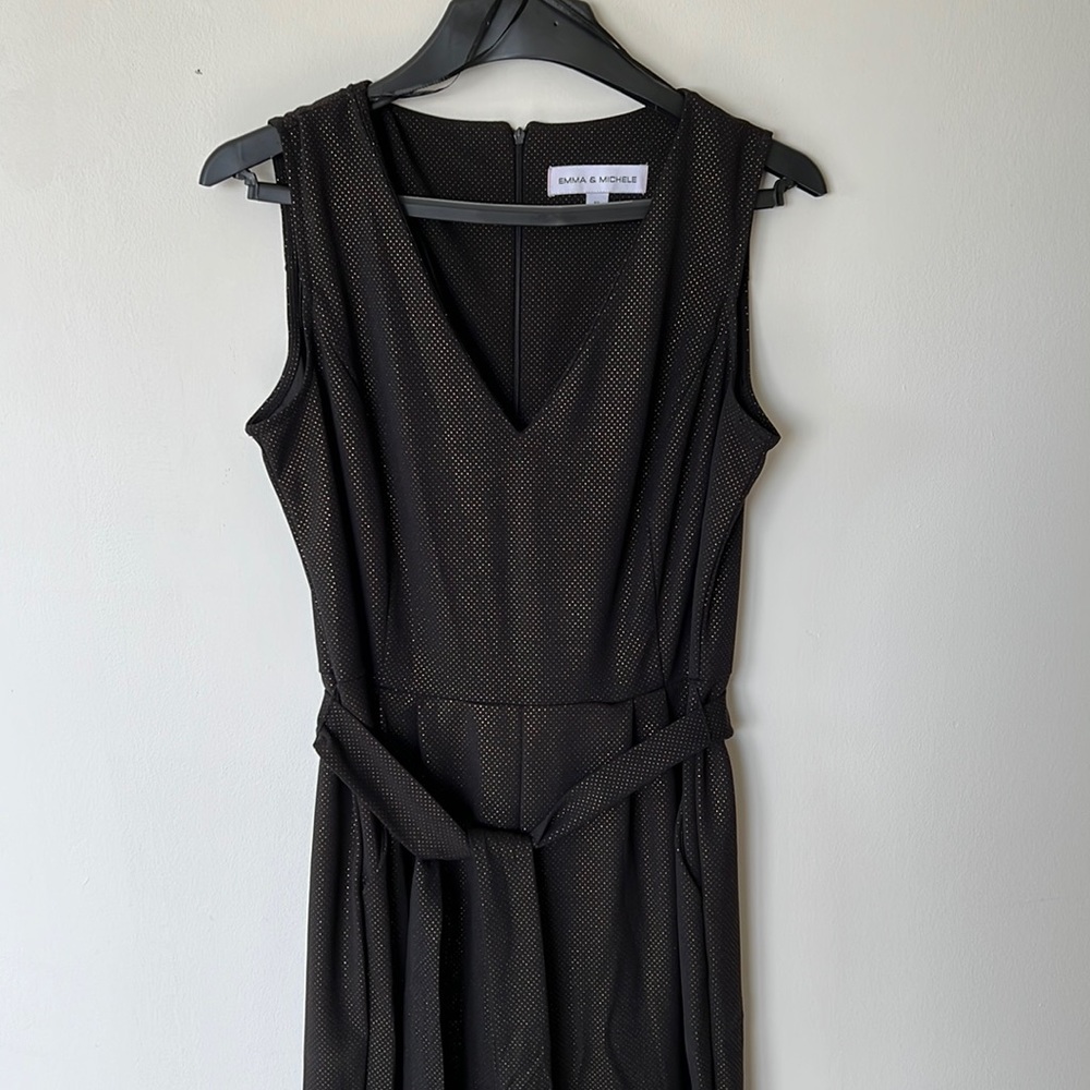 Black and Gold Jumpsuit